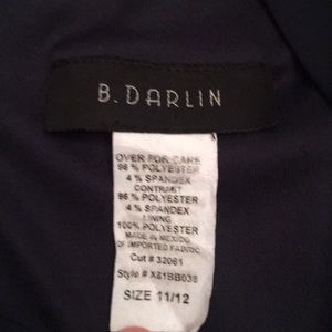 B Darlin Dresses - Navy/ white B. Darlin dress B Darlin Dresses - Navy/ white B. Darlin dress